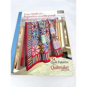 Easy Quilts for Beginners & Beyond Paperback Pattern Book Martingale GOOD copy